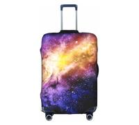 Funda protectora universal para maleta, diseño de galaxia en el universo, White, L, Clásico
