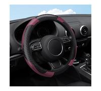 Funda Protectora Volante Funda para Volante de Coche sin círculo Interior PU Repujado Fibra Carbono Antideslizante 1457 a 1496 Pulgadas Accesorios