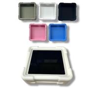 Funda protectora y protector de pantalla, compatible con lectores de pago de tarjetas SumUp Solo y SumUp Solo Lite (blanco)