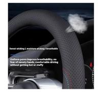 Funda PU Volante Coche para Volvo para XC40 para XC60 para XC90 para V40 para V60 para C30 para S90 para EX90 2018 2023 2024 Accesorios Funda Volante(Style2)