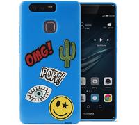 Funda Pura TPU Patch-Mania + 5 Pegatinas Protectoras Para Huawei P9
