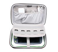 Funda r gida LTGEM para tableta Leapfrog LeapPad Ultimate Ready for School - Bolsa de viaje protectora y de almacenamiento (negro y gris)