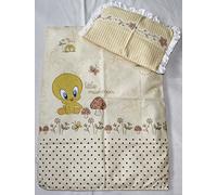 Funda rawstyle 4 piezas Set para carrito cama de techo + cojín + relleno verde Disney Grün Talla:1 x Kissen 25cm x 35cm und 1 x Decke 70cm x 50cm