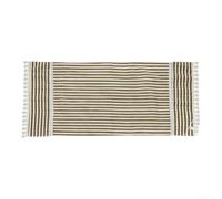 Funda Rayada para Nevera Poliéster 55x140cm(Coffee) | a para rayas // para beige, para estilo nórdico minimalista, protege contra para polvo, para fácil limpieza