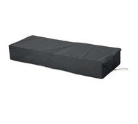 Funda reclinable 420D para exteriores, diseño resistente a la intemperie, protege tus muebles del polvo y la lluvia, tamaño 211 x 76 x 30 cm (negro)