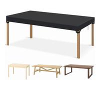 Funda rectangular para mesa de exterior de 160 x 90 x 15 cm, Oxford 420D, impermeable, para jardín de invierno.