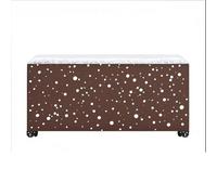 Funda rectangular para muebles de exterior, impermeable, tela Oxford 420D, resistente a los rayos UV, a prueba de desgarros, protección completa para mesa de jardín y sillas, escudo duradero