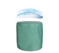 Funda redonda impermeable para mesa de jardín, 280 x 100 cm, 420D, resistente, protector de muebles de exterior, lona grande para protección contra todo tipo de clima y resistente a los rayos UV