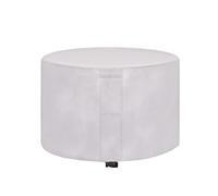 Funda redonda impermeable para mesa de jardín, protector circular para muebles de patio, resistente a la intemperie, a los rayos UV y al viento, para muebles de jardín, duradero y resistente