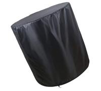 Funda Redonda para Enfriador de Mesa de Patio, Oxford Negra | 1 Pieza, Protección UV y Sujeción Inferior, para Mesas Redondas y Bistró al Aire