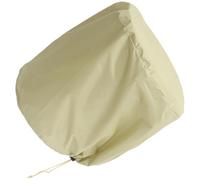 Funda Redonda para Mesa de Patio, Beige, 190t, 1 Pieza | Poliéster Plateado 190t, Diseño Cuerda Ajustable, para Balcón y Mesas Auxiliares de Jardín Color Aleatorio