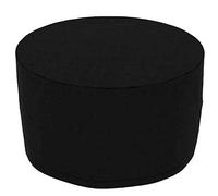 Funda redonda para mesa y silla de exterior, 90 x 85 cm, impermeable y resistente al polvo, protector de muebles de patio, color negro personalizado