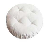 Funda Redondo para Taburete con Cojín de Asiento Suave, Decorar Muebles Funda Antideslizante para Puffe,Funda Protectora Otomana Elástica(@14,45cm/18in)