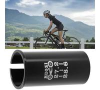 Funda reductora de tubo de asiento para bicicleta para tija de sillín de aleación de aluminio mecanizado CNC, adaptador antideslizante para varias aplicaciones de bicicleta (27.2-28.6)