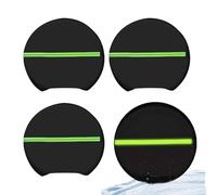 Funda Reflectante Para Neumáticos | Juego De 4 Fundas Reflectantes Para Trailers Lluvia Nieve,Accesorios de Protección contra Polvo para Vehículos RV Sedán Furgoneta SUV - Accesorios Automotrices Para