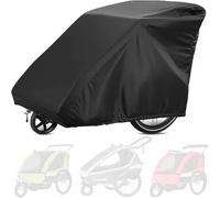 Funda Remolque Bicicleta para Thule Chariot Sport 2 Double 2024- | 420D Oxford, Impermeable Con Protección UV Protección Contra La Lluvia para Accesorios Al Aire Libre