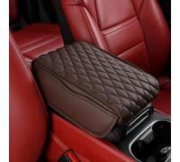 Funda Reposabrazos Coche para BMW 7 Series 1977-2025 E23 E32 E38 E65 F01 G11 Cojín Consola Central de Espuma con Memoria y Bolsillo Lateral Protector Ergonómico Cuero Sintético Diseño Diamante