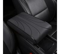 Funda Reposabrazos Coche para Hyundai ix35 Nu ix35 Tucson JM SUV Kona Electric, Suave Impermeable Cómoda Alfombrilla De Central Consola Apoyabrazos Interior Accesorios,31 * 16 * 5cm-A/Black