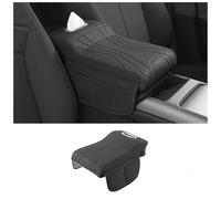 Funda Reposabrazos Coche para Mitsubishi Colt Z30 Colt ClearTec | Espuma viscoelástica, cuero PU, reduce fatiga articular conducción, integra dispensador pañuelos, bolsillos laterales