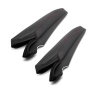 Funda Reposabrazos Microfibra para Honda para Odyssey 2004-2012 con Revestimiento para El Manillar Asiento Cojín(2pcs Black-Red Line)