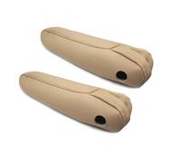 Funda Reposabrazos Microfibra para Honda para Odyssey 2004-2012 con Revestimiento para El Manillar Asiento Cojín(2pcs Beige)