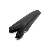Funda Reposabrazos Microfibra para Honda para Odyssey 2004-2012 con Revestimiento para El Manillar Asiento Cojín(Black with Red Line)