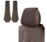 Funda Reposacabezas para BMW 2 Serise Cabriolet F23 2014-2023, Funda Protectora Antipolvo para Reposacabezas de Asiento Accesorios,Brown a Pair