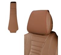 Funda Reposacabezas para BMW 2 Serise F44 Gran Coupé 2020-2023, Funda Protectora Antipolvo para Reposacabezas de Asiento Accesorios,Cognac