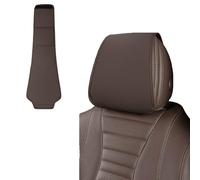 Funda Reposacabezas para Volvo V70 2000-2007, Funda Protectora Antipolvo para Reposacabezas de Asiento Accesorios,Brown