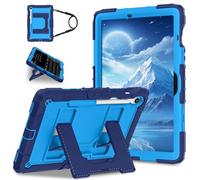 Funda resistente a los golpes compatible con Samsung Galaxy Tab S10 FE de 10.9 pulgadas X520/X526B/X528U (2025) con soporte para lápices, soporte resistente/correa para el hombro, funda para tablet