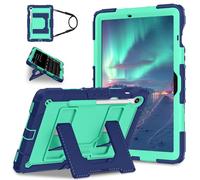Funda resistente a los golpes compatible con Samsung Galaxy Tab S10 FE de 10.9 pulgadas X520/X526B/X528U (2025) con soporte para lápices, soporte resistente/correa para el hombro, funda para tablet
