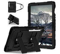 Funda resistente a los golpes compatible con Samsung Galaxy Tab S10 FE de 10.9 pulgadas X520/X526B/X528U (2025) con soporte para lápices, soporte resistente/correa para el hombro, funda para tablet