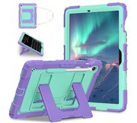 Funda resistente a los golpes compatible con Samsung Galaxy Tab S10 FE de 10.9 pulgadas X520/X526B/X528U (2025) con soporte para lápices, soporte resistente/correa para el hombro, funda para tablet