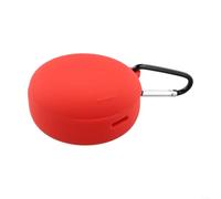 Funda resistente a los golpes compatible con Soundcore Sleep para a30, accesorios de silicona lavables con hebilla redonda, protección completa (rojo)