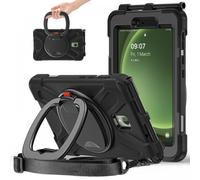 Funda resistente con soporte y correa para el hombro compatible con Samsung Galaxy Tab Active5 SM-X300
