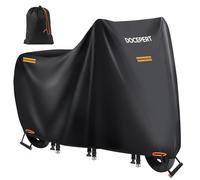 Funda resistente para motocicleta, impermeable, para todas las estaciones, Oxford 420D, para almacenamiento exterior con dobladillo elástico, costuras doblemente cosidas, resistente al calor