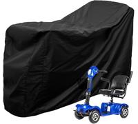 Funda resistente para scooter de movilidad, Oxford 190D, impermeable, anti-UV, protector antipolvo para la mayoría de scooters de movilidad (140 x 66 x 91 cm)