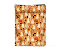 Funda retro para libros de otoño y otoño, Halloween, Acción de Gracias, para libros de tapa blanda, bonita funda de libro fantasma, protector de libros, regalos para mujeres, lectoras, sobrinas,