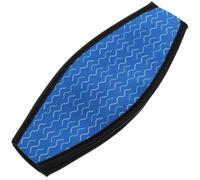 Funda Reutilizable para Correa de Máscara de Buceo, Neopreno Azul | Compacta y Portátil, Reduce Tensión y Tirones del Cabello, Fácil de Guardar, Patrón Delicado