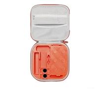 Funda rígida compacta para DJI para osmo Action 6, caja de EVA impermeable con ajuste seguro y espacio adicional para accesorios de cámara (naranja)