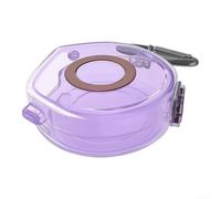 Funda rígida de 6,8 x 6,7 cm para cargador Oura Ring 5 (morado)