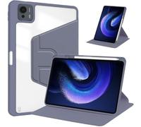 Funda rígida de acrílico Transparente con rotación de 360 Grados for Xiaomi Pad 7S Pro de 12,5 Pulgadas (2025) con Soporte for bolígrafo.(Lavender)