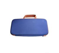 Funda rígida de EVA para alisador de pelo Airstrait HT01 y accesorios, almacenamiento de viaje con bolsillo de malla y cierre seguro (azul)