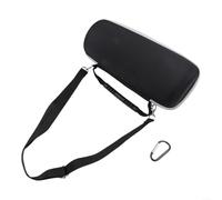 Funda rígida de EVA para altavoces JBL Charge 6, antigolpes, con correa para el hombro y mosquetón, bolsa de transporte para viajes y exteriores, gris