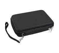 Funda rígida de EVA para dardos con punta de acero, profesional, para billetera de dardos con soporte de eje y almacenamiento de vuelo, bolsa de transporte negra de 19 x 13 cm