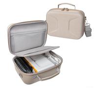 Funda rígida de EVA para impresora Kodak Dock Plus con divisores ajustables, bolsa de almacenamiento a prueba de golpes para accesorios fotográficos, viaje caqui (caqui + gris)