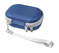 Funda rígida de EVA para ratón Logitech M750, M650, M720, M330, antigolpes, con doble cremallera y correa, organizador de pilas y tarjetas de memoria, color azul