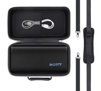 Funda rígida de transporte de EVA para altavoz Bluetooth portátil inalámbrico Sony ULT Field 3, bolsa protectora de almacenamiento para altavoz Bluetooth, bolsillo de malla y correa para el hombro