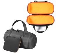 Funda rígida de transporte de viaje / funda de silicona suave compatible con JBL Xtreme 4 altavoz Bluetooth inalámbrico portátil accesorios de carcasa protectora (funda rígida con forro naranja)