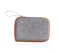 Funda rígida de transporte para rompecabezas GiiKER Super Blocks, caja de almacenamiento resistente a los arañazos, organizador portátil de juegos (naranja-gris)